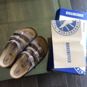 EUC Birkenstock Florida Mocha SIZE 38 soft footbed